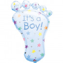 SuperShape Foot - It's a Boy foil balloon wrap